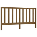 vidaXL mézbarna tömör fenyőfa ágyfejtámla 206 x 4 x 100 cm