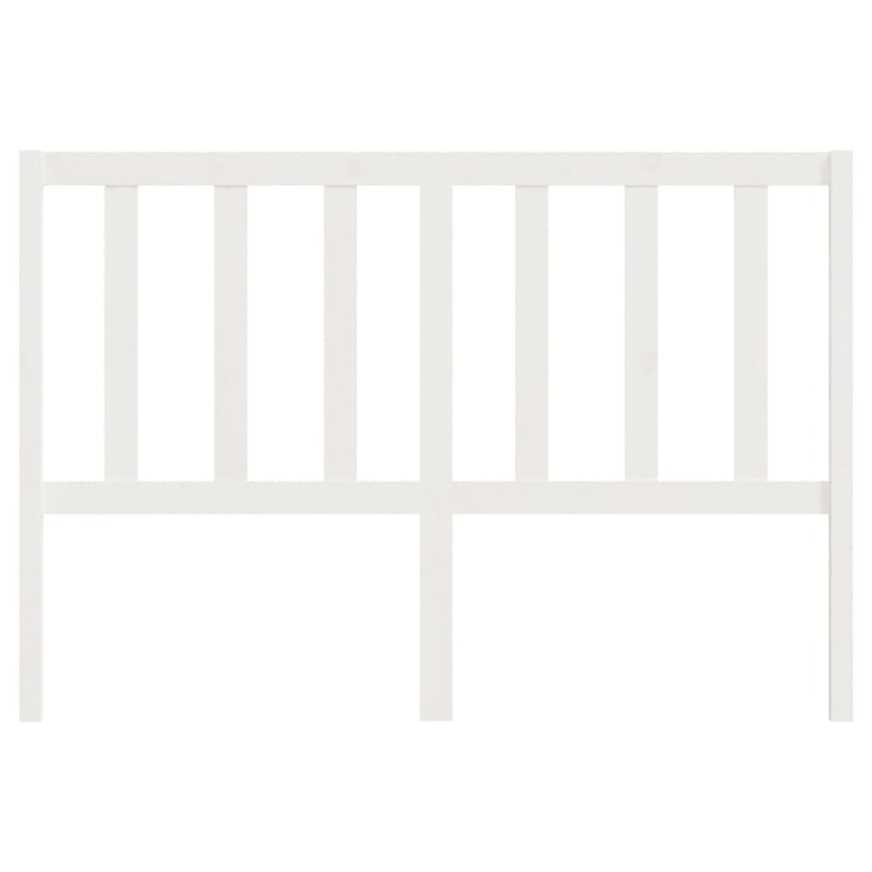 vidaXL fehér tömör fenyőfa ágyfejtámla 156 x 4 x 100 cm