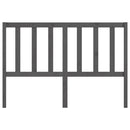vidaXL szürke tömör fenyőfa ágyfejtámla 156 x 4 x 100 cm