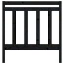 vidaXL fekete tömör fenyőfa ágy fejtámla 81 x 4 x 100 cm
