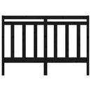 vidaXL fekete tömör fenyőfa ágyfejtámla 146 x 4 x 100 cm