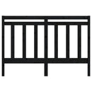 vidaXL fekete tömör fenyőfa ágyfejtámla 156 x 4 x 100 cm