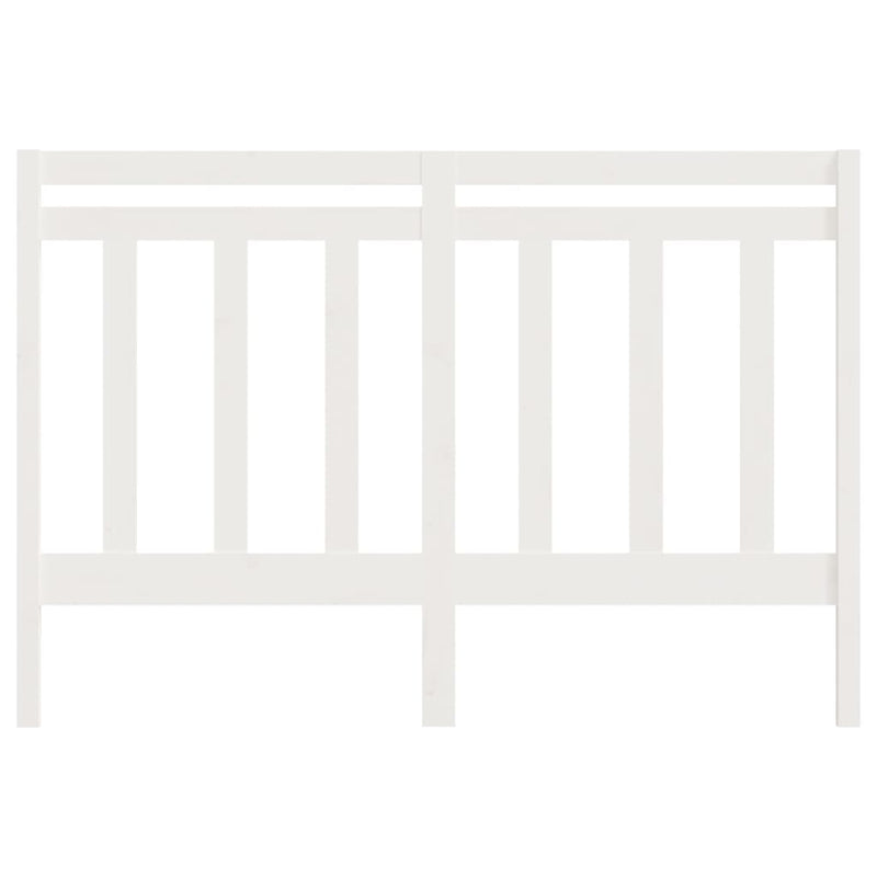 vidaXL fehér tömör fenyőfa ágyfejtámla 166 x 4 x 100 cm