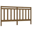 vidaXL mézbarna tömör fenyőfa ágyfejtámla 206 x 4 x 100 cm