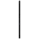 vidaXL fekete tömör fenyőfa ágyfejtámla 81x4x100 cm