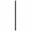 vidaXL mézbarna tömör fenyőfa ágyfejtámla 96 x 4 x 100 cm