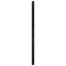 vidaXL fekete tömör fenyőfa ágyfejtámla 96 x 4 x 100 cm