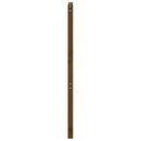 vidaXL mézbarna tömör fenyőfa ágyfejtámla 106 x 4 x 100 cm