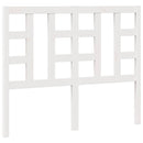 vidaXL fehér tömör fenyőfa ágyfejtámla 126 x 4 x 100 cm