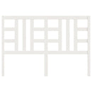 vidaXL fehér tömör fenyőfa ágyfejtámla 126 x 4 x 100 cm