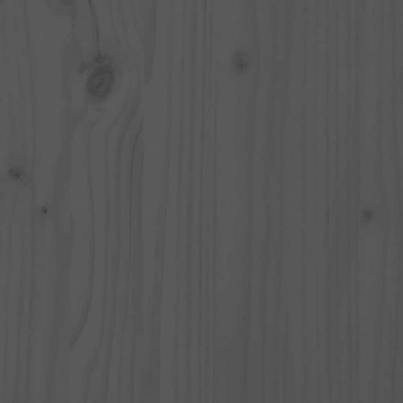 vidaXL szürke tömör fenyőfa ágyfejtámla 146 x 4 x 100 cm