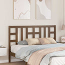 vidaXL mézbarna tömör fenyőfa ágyfejtámla 146 x 4 x 100 cm