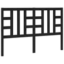 vidaXL fekete tömör fenyőfa ágyfejtámla 146 x 4 x 100 cm