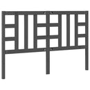 vidaXL szürke tömör fenyőfa ágyfejtámla 166 x 4 x 100 cm