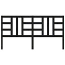 vidaXL fekete tömör fenyőfa ágyfejtámla 186 x 4 x 100 cm