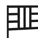 vidaXL fekete tömör fenyőfa ágyfejtámla 186 x 4 x 100 cm