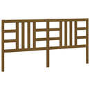 vidaXL mézbarna tömör fenyőfa ágyfejtámla 206 x 4 x 100 cm
