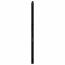 vidaXL fekete tömör fenyőfa ágyfejtámla 206 x 4 x 100 cm