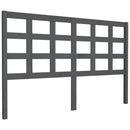 vidaXL szürke tömör fenyőfa ágyfejtámla 156 x 4 x 100 cm
