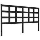 vidaXL fekete tömör fenyőfa ágyfejtámla 165,5 x 4 x 100 cm