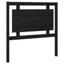 vidaXL fekete tömör fenyőfa ágyfejtámla 95,5 x 4 x 100 cm