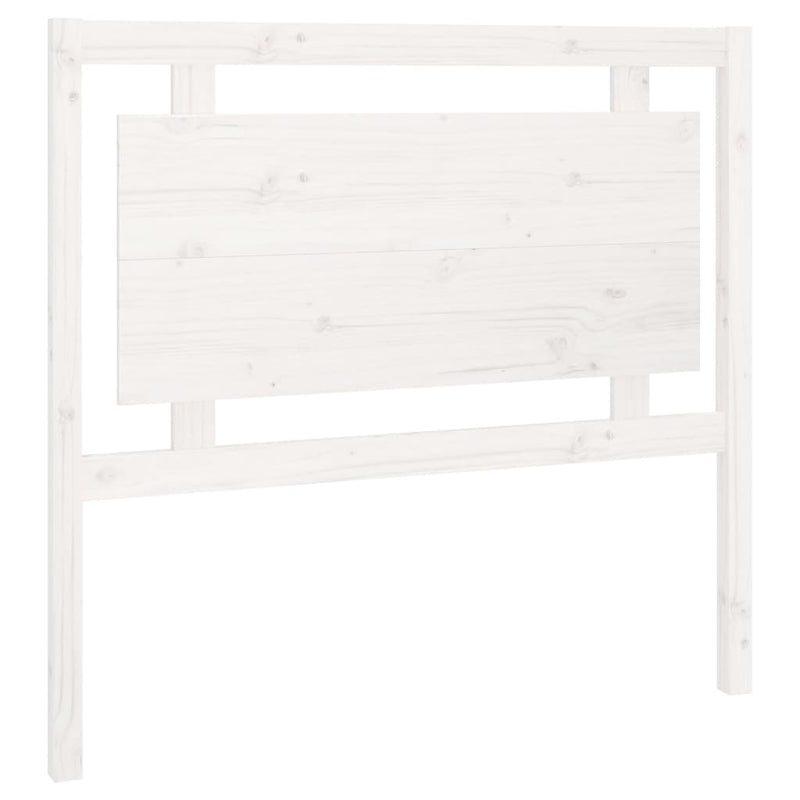 vidaXL fehér tömör fenyőfa ágyfejtámla 105,5 x 4 x 100 cm