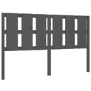 vidaXL szürke tömör fenyőfa ágyfejtámla 155,5x4x100 cm