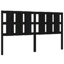 vidaXL fekete tömör fenyőfa ágyfejtámla 165,5 x 4 x 100 cm