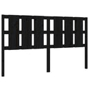 vidaXL fekete tömör fenyőfa ágyfejtámla 185,5 x4x100 cm