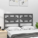 vidaXL szürke tömör fenyőfa ágyfejtámla 205,5x4x100 cm
