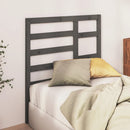 vidaXL szürke tömör fenyőfa ágyfejtámla 81 x 4 x 104 cm