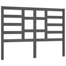 vidaXL szürke tömör fenyőfa ágyfejtámla 141 x 4 x 104 cm