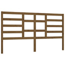 vidaXL mézbarna tömör fenyőfa ágyfejtámla 206 x 4 x 104 cm