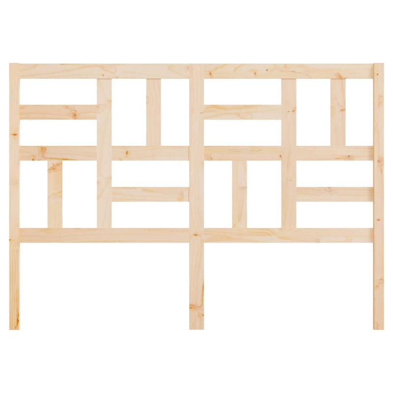 vidaXL tömör fenyőfa ágyfejtámla 126x4x104 cm