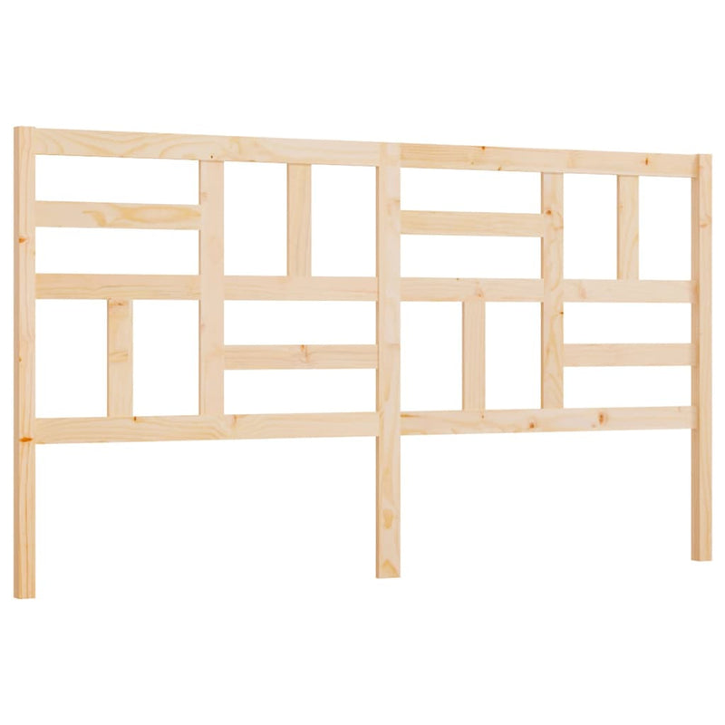 vidaXL tömör fenyőfa ágyfejtámla 206 x 4 x 104 cm
