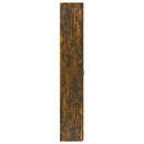 vidaXL füstös tölgy színű szerelt fa irodaszekrény 60 x 32 x 190 cm