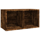 vidaXL füstös tölgy színű szerelt fa lemeztároló doboz 71 x 34 x 36 cm