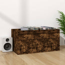 vidaXL füstös tölgy színű szerelt fa lemeztároló doboz 71 x 34 x 36 cm