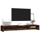 vidaXL füstös tölgy színű szerelt fa monitorállvány 100 x 24 x 13 cm