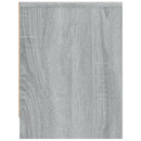 vidaXL 2 db szürke sonoma színű szerelt fa éjjeliszekrény 40x30x40 cm