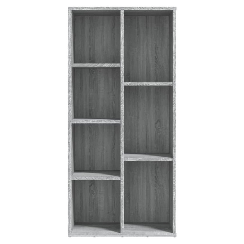 vidaXL szürke sonoma színű könyvszekrény 50 x 25 x 106 cm