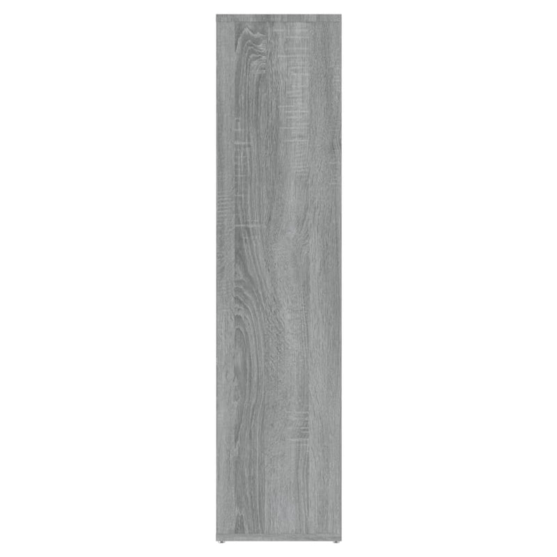vidaXL szürke sonoma színű könyvszekrény 50 x 25 x 106 cm