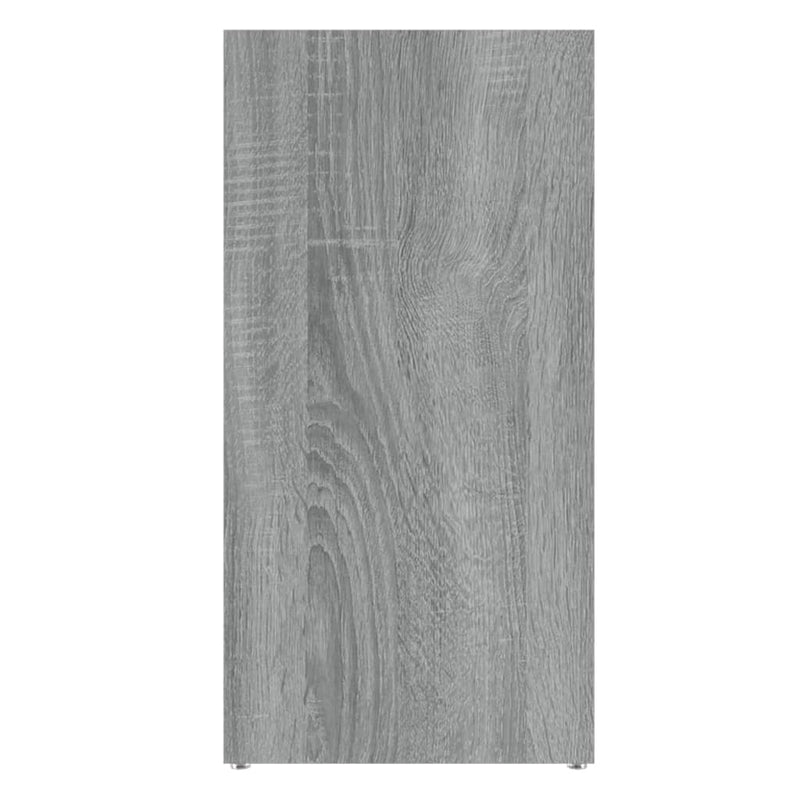 vidaXL szürke sonoma színű könyvszekrény 50 x 25 x 106 cm
