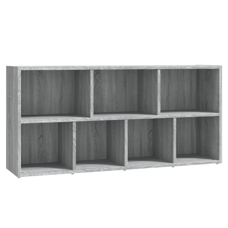 vidaXL szürke sonoma színű könyvszekrény 50 x 25 x 106 cm