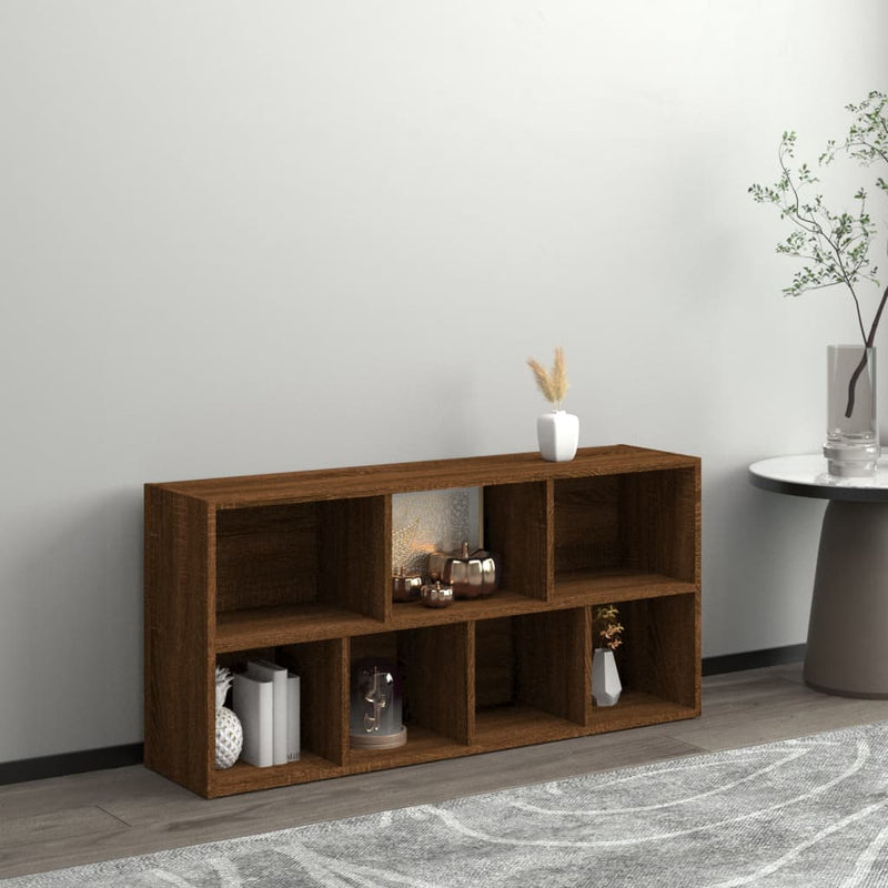 vidaXL barna tölgy színű könyvszekrény 50 x 25 x 106 cm
