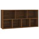 vidaXL barna tölgy színű könyvszekrény 50 x 25 x 106 cm