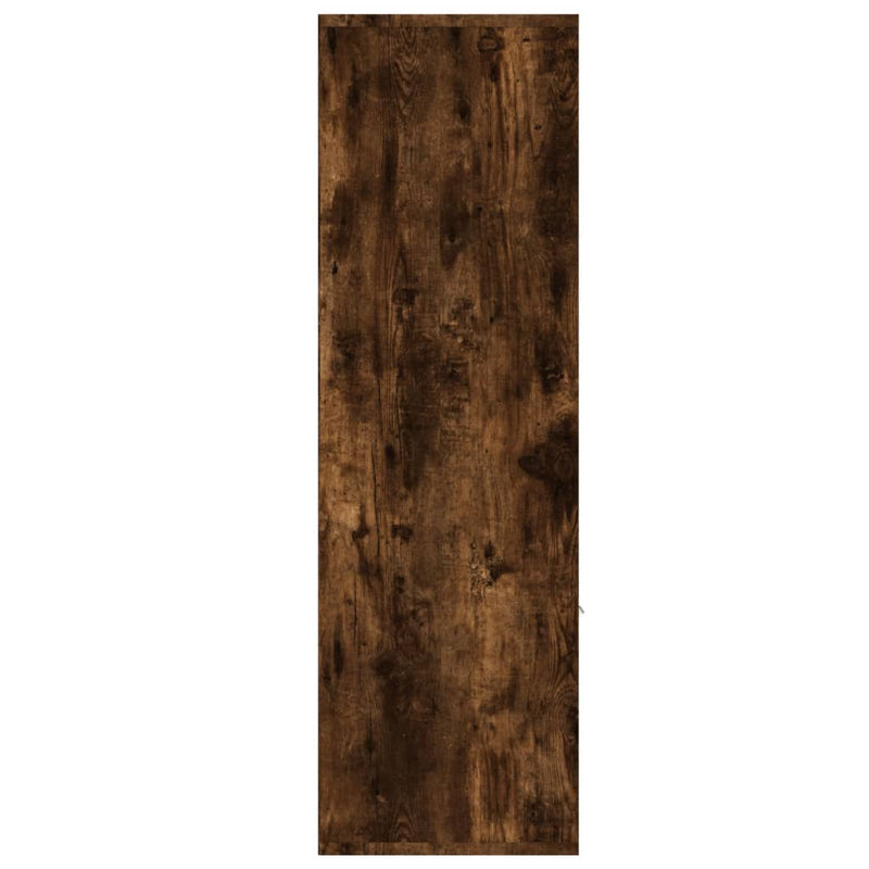 vidaXL füstös tölgy színű könyvszekrény 98 x 30 x 98 cm