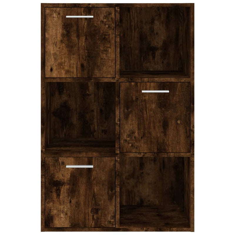 vidaXL füstös tölgy színű tárolószekrény 60 x 29,5 x 90 cm