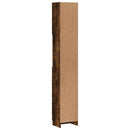 vidaXL füstös tölgy színű szerelt fa fürdőszobaszekrény 32x25,5x190 cm