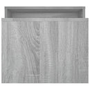 vidaXL szürke sonoma színű szerelt fa dohányzóasztalszett 100x48x40 cm
